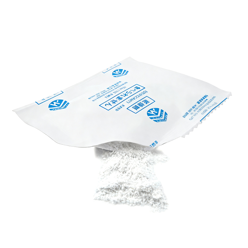 Essiccante al cloruro di calcio di tipo gel ad alto tasso di assorbimento 200%-300%.